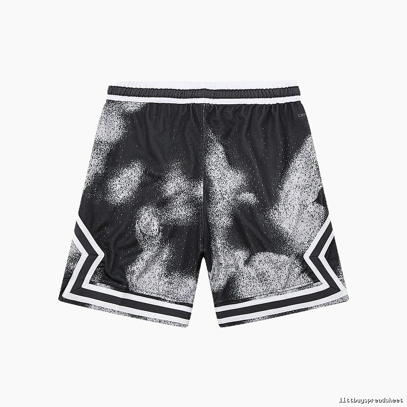 AJ Spray Painting Style Black Shorts