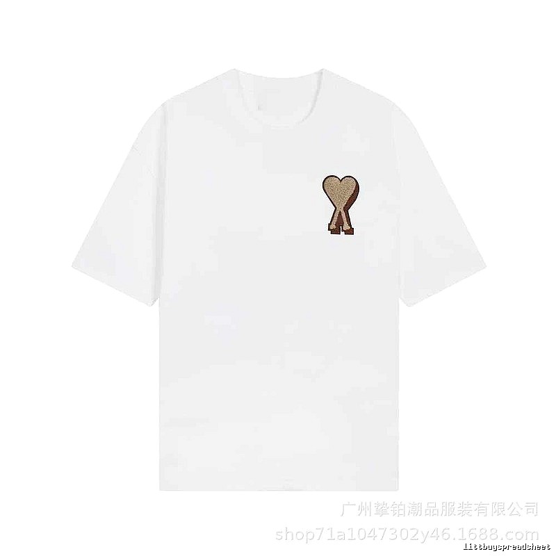 AMI Love Simple White T-shirt