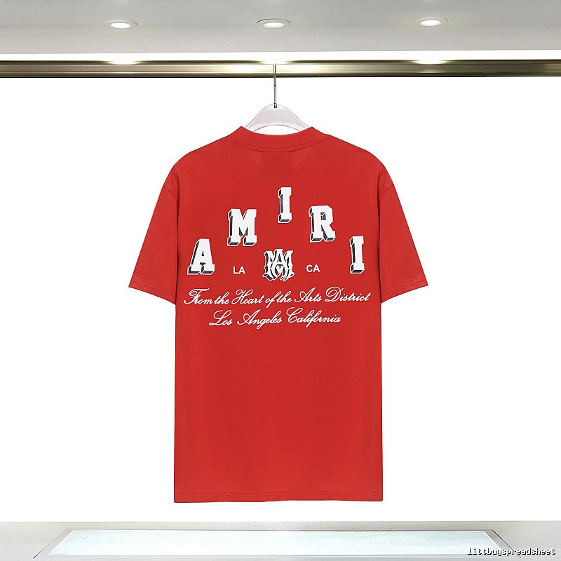 Amiri Lightweight Graphic T-shirt White Blue Amiri for Gift Ideas