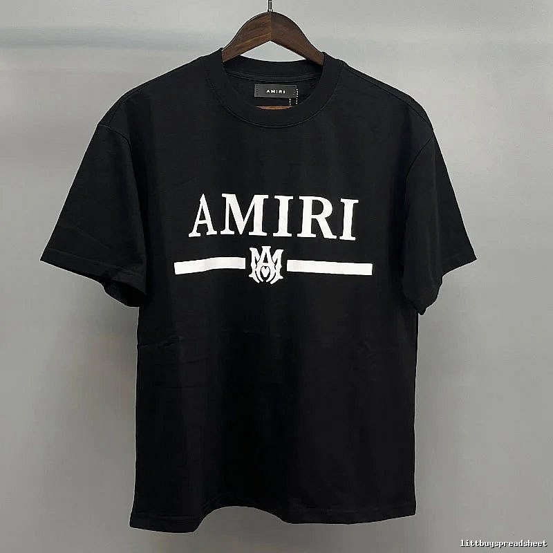 Amiri White Black Records Graphic T-Shirt Signature Detail
