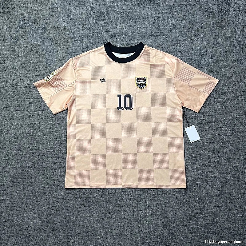 Argentina Travel Messi #10 soccer jersey Yellow Argentina Football with Modern Look