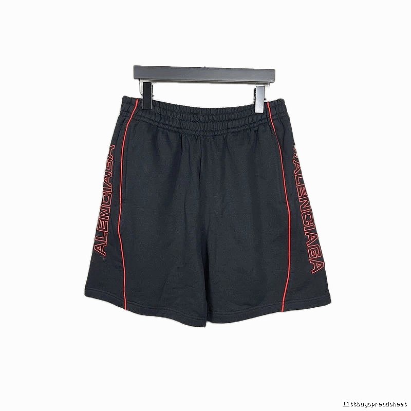Balenciaga sporty black shorts