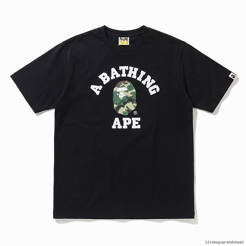 Bape Ape Head Trendy Black T-shirt