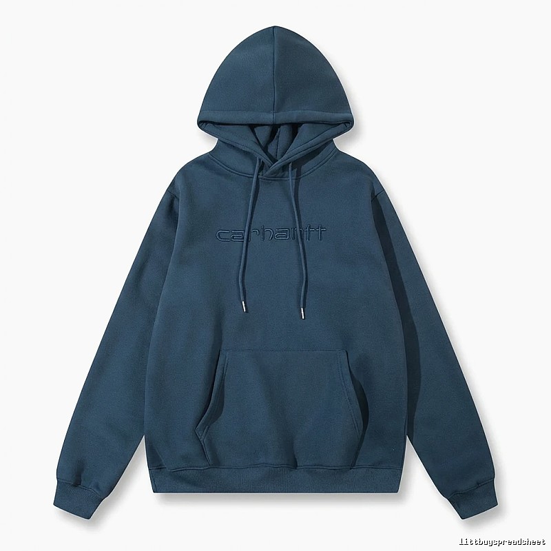 Carhartt simple style navy blue sweatshirt