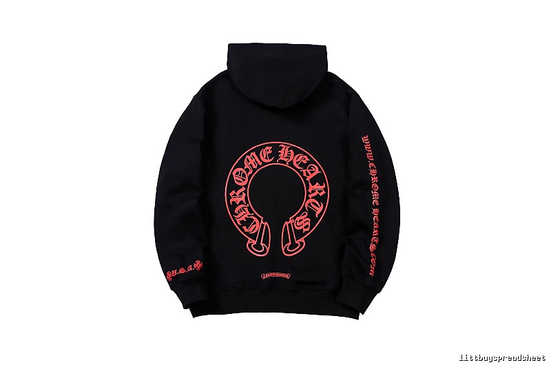 Chrome Hearts 2088-86 Black Cross Graphic Hoodie Everyday Rotation
