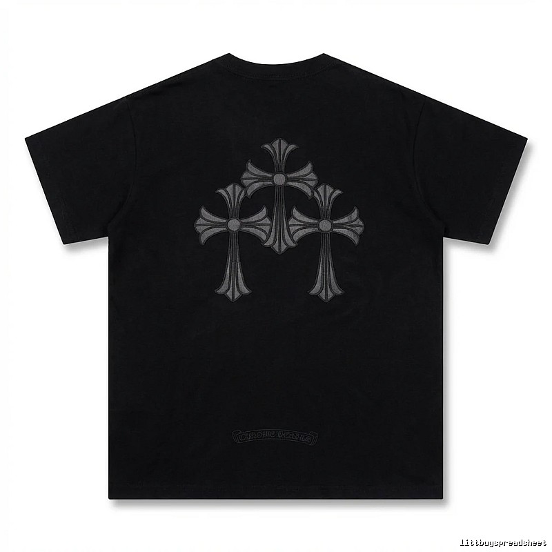 Chrome Hearts Cross Print Black T-shirt