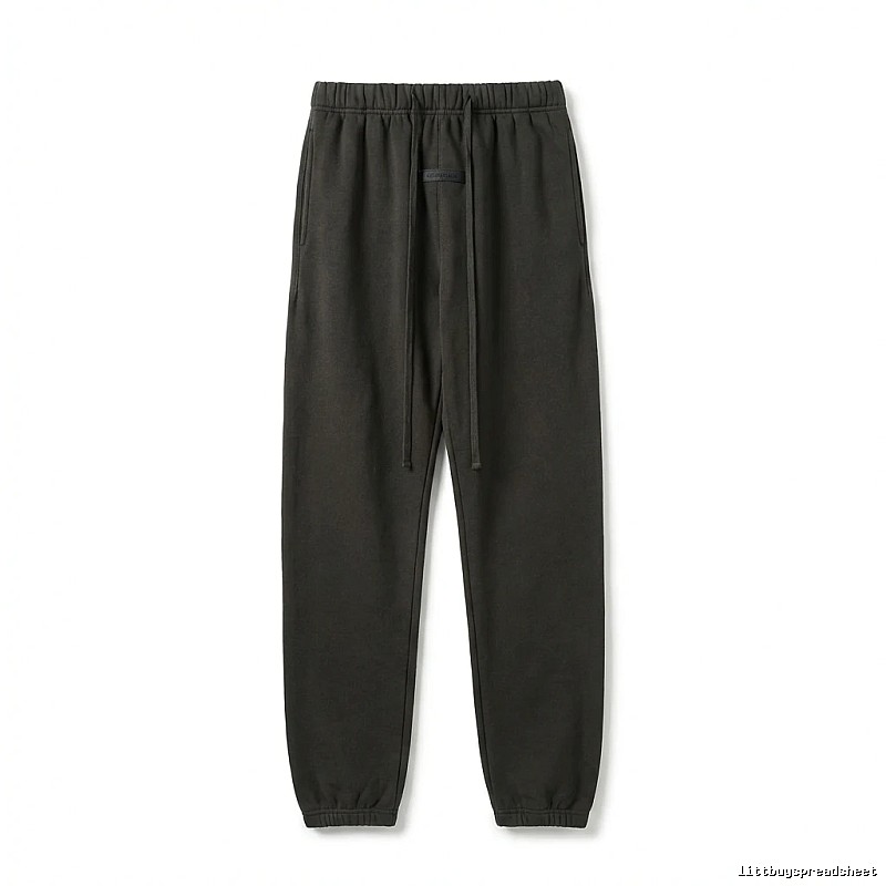 ESSENTIALS Basic Casual Black Pants