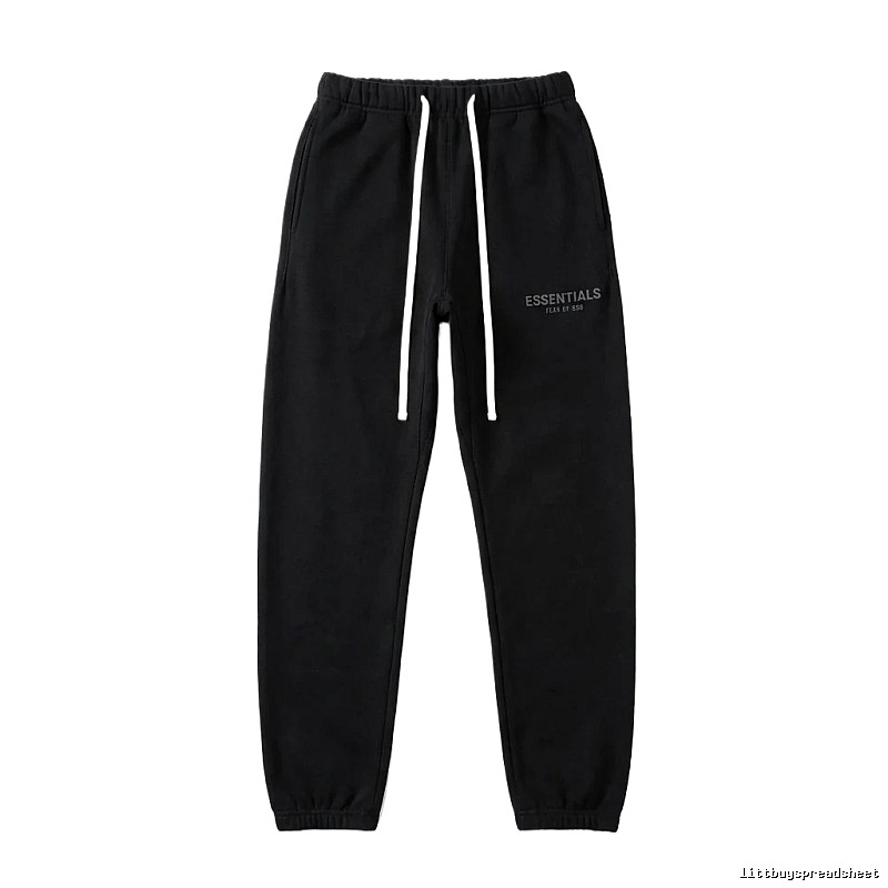 ESSENTIALS minimalist black sweatpants