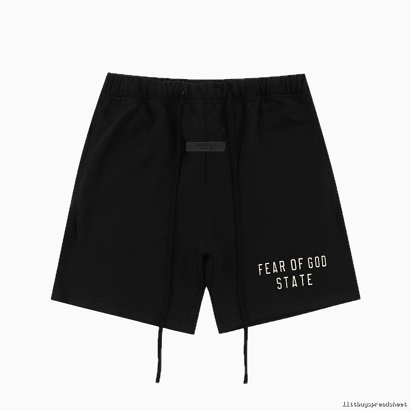 ESSENTIALS minimalist style black shorts