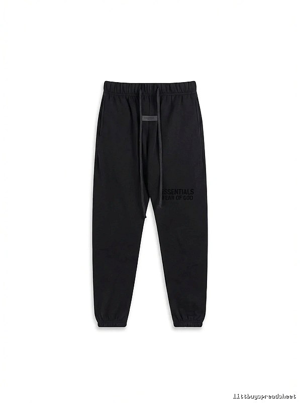 Essentials trendy and cool style black sweatpants