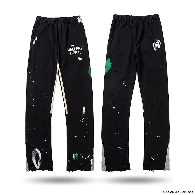 Gallery Dept Graffiti Style Black Trousers