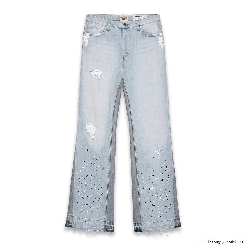 Gallery Dept Ripped Light Blue Jeans