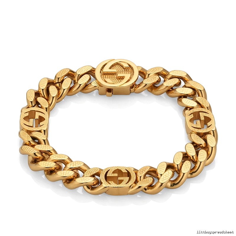 Gucci golden retro-style bracelet