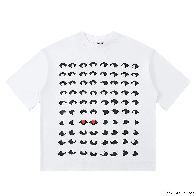 House of Errors Eye Print White T-shirt