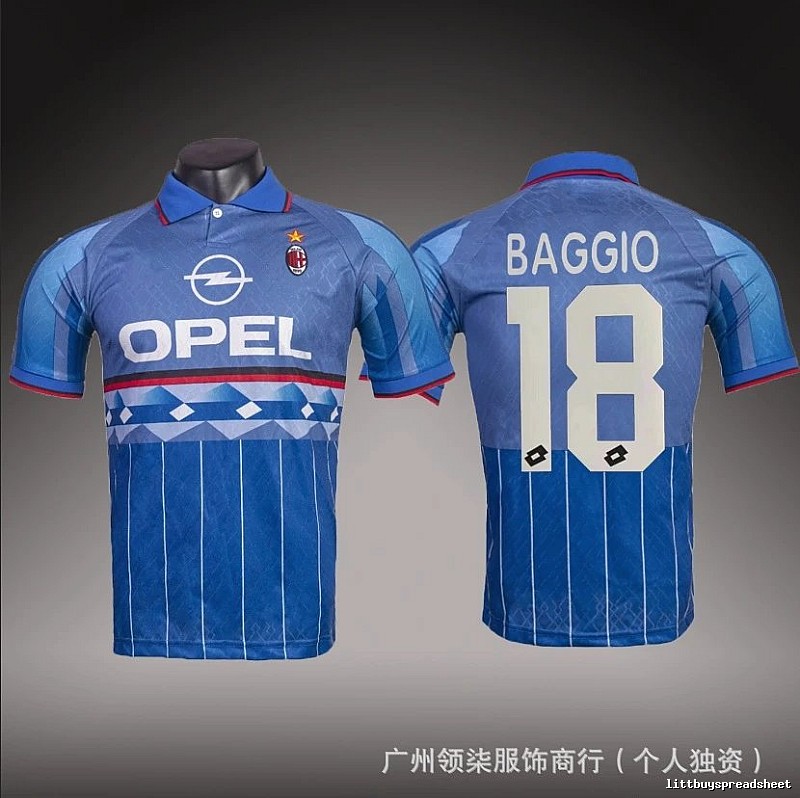 Inter Milan Lightweight Brehme #3 soccer jersey Blue Black Striped for Gift Ideas