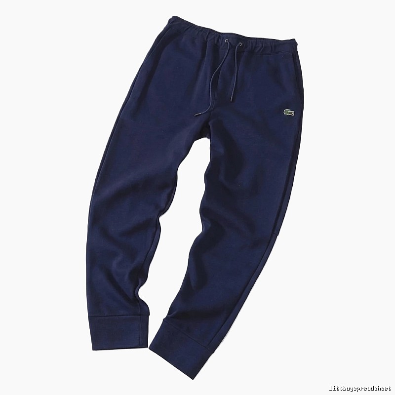 Lacoste sporty style navy blue sweatpants