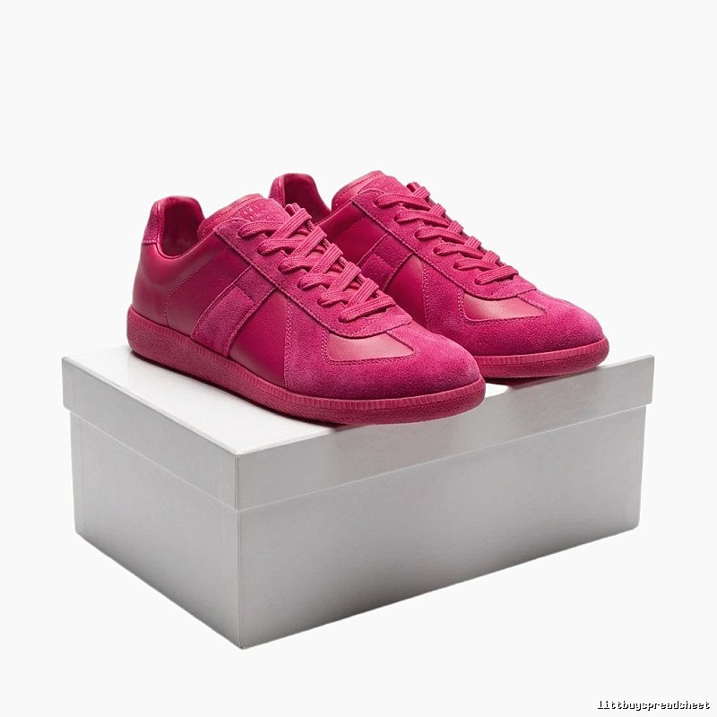 Maison Margiela German training shoes in rose red