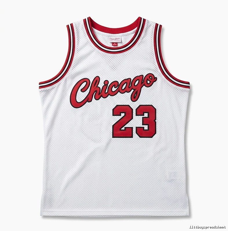 Michael Jordan retro white jersey