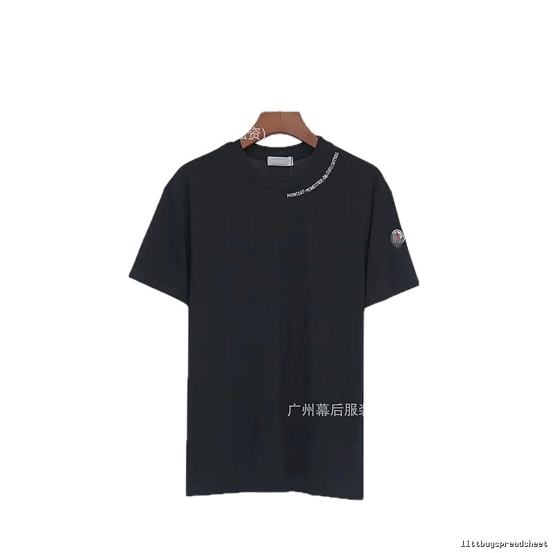 Moncler Classic Casual Style Black Short-sleeve T-shirt