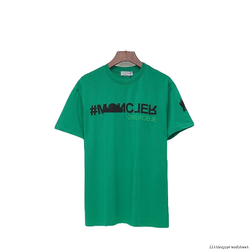 Moncler Grenoble Trendy Green Short-sleeve T-shirt
