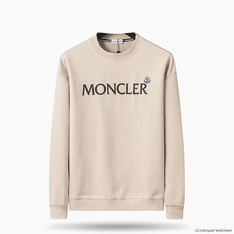 Moncler minimalist beige sweatshirt