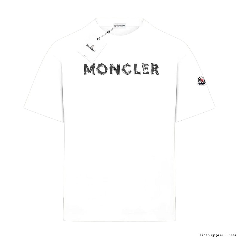 Moncler Simple and Fashionable White T-shirt