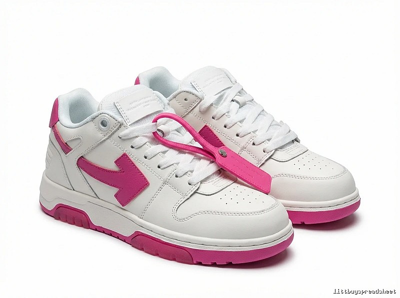 Off-White casual style white and pink shoes