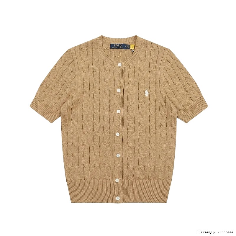 Ralph Lauren Polo Retro Brown Cardigan
