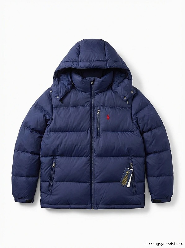 Ralph Lauren trendy brand blue down jacket