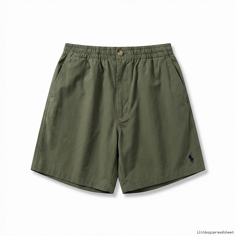 Ralph Lauren's casual-style military green shorts