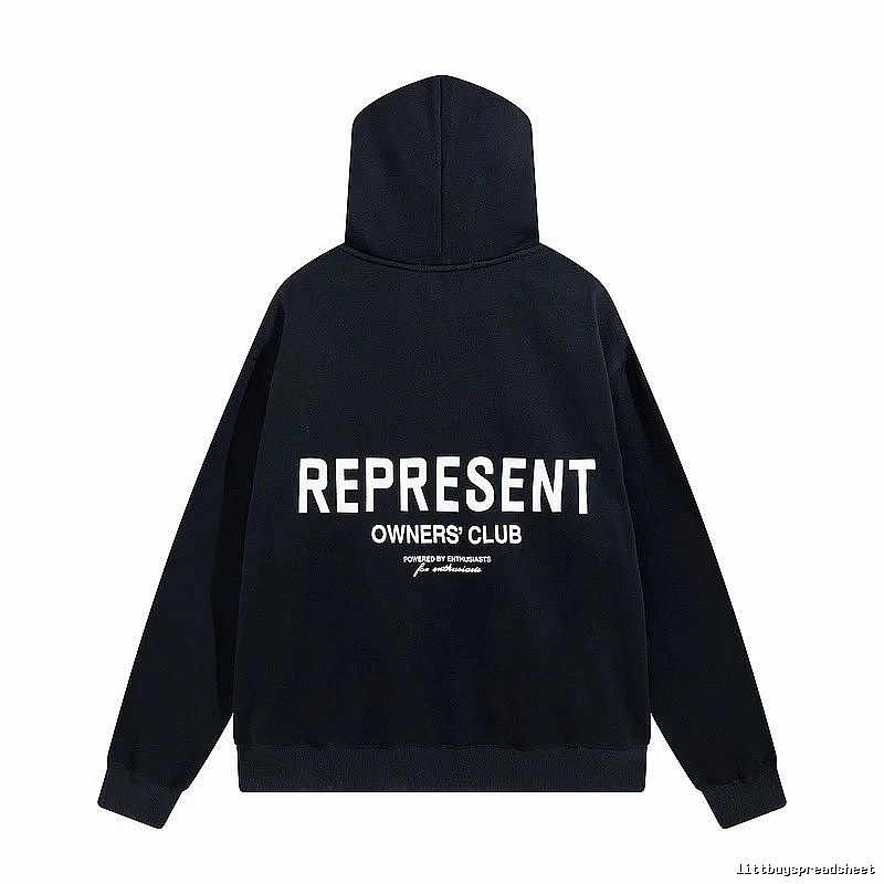 Represent Classic Owners Club hoodie Navy Large Represent for Daily Styling