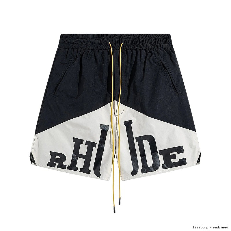 RHUDE Color-blocking Trendy Brand Shorts