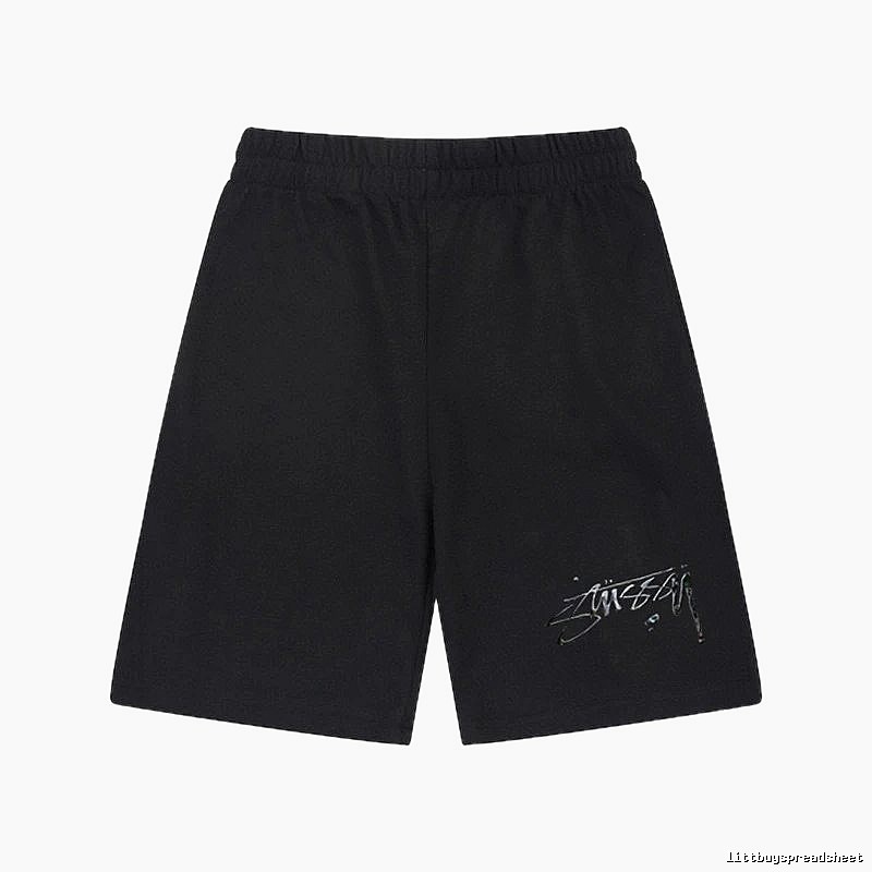 Stussy Basic Style Trendy Black Shorts