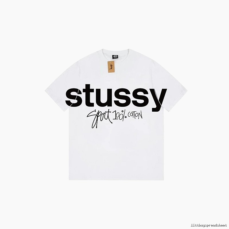Stussy Gift Ready Graphic T-shirt Black White Stussy with Standout Detail