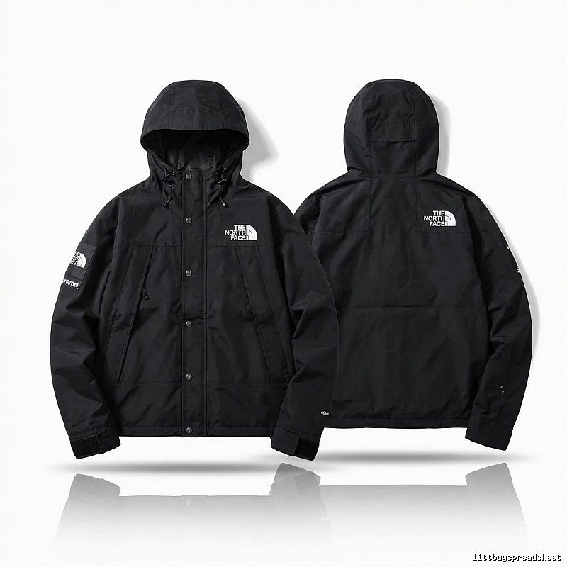 Supreme co-branded black windbreaker