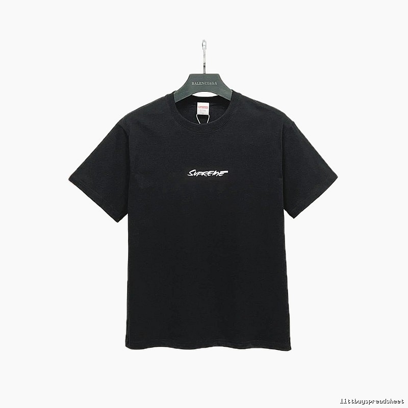 Supreme Printed Street-style Black T-Shirt