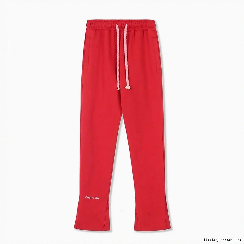 SynaWorld casual-style red long trousers